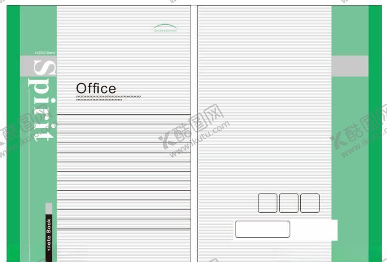 编号：56661910281426419031【酷图网】源文件下载-NoteBook笔记本封面封底