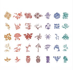 矢量花纹图案