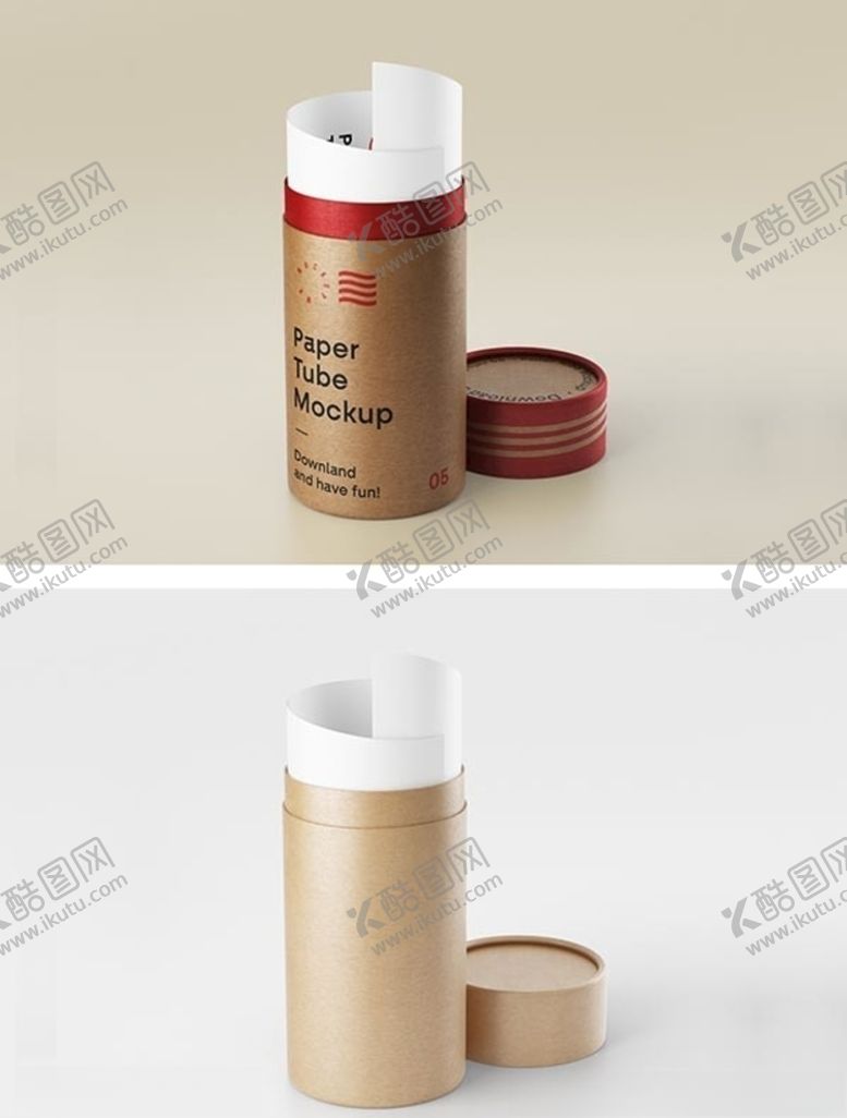 编号：67577309282307463978【酷图网】源文件下载-纸筒样机