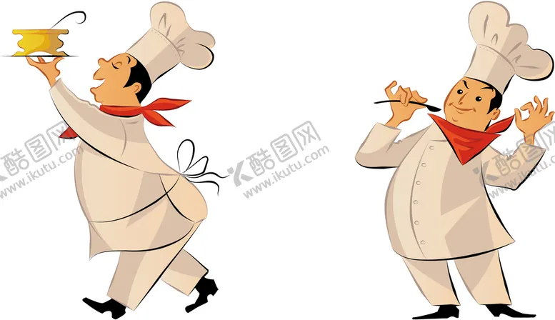 编号：57281909122102504209【酷图网】源文件下载-厨师素材漫画