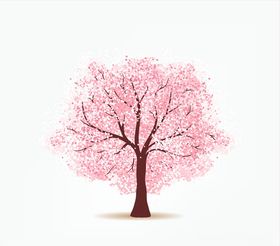 手绘大树