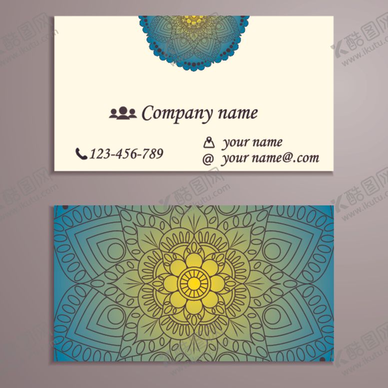 编号：93427809182331128089【酷图网】源文件下载-名片设计