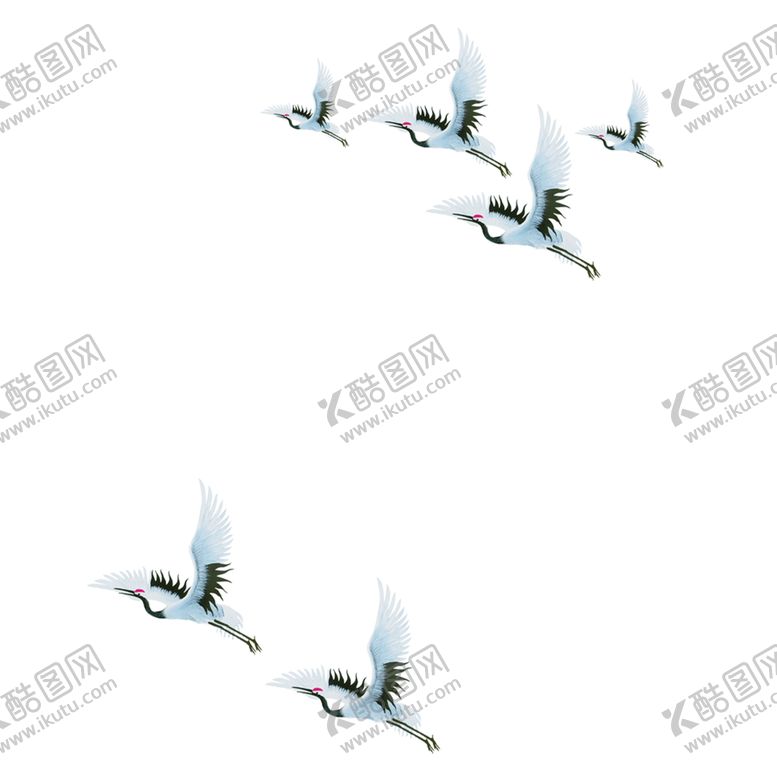 编号：89640210300906452683【酷图网】源文件下载-仙鹤元素