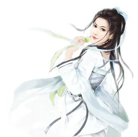 古装帅哥美女插画图片风手绘公子端庄国潮