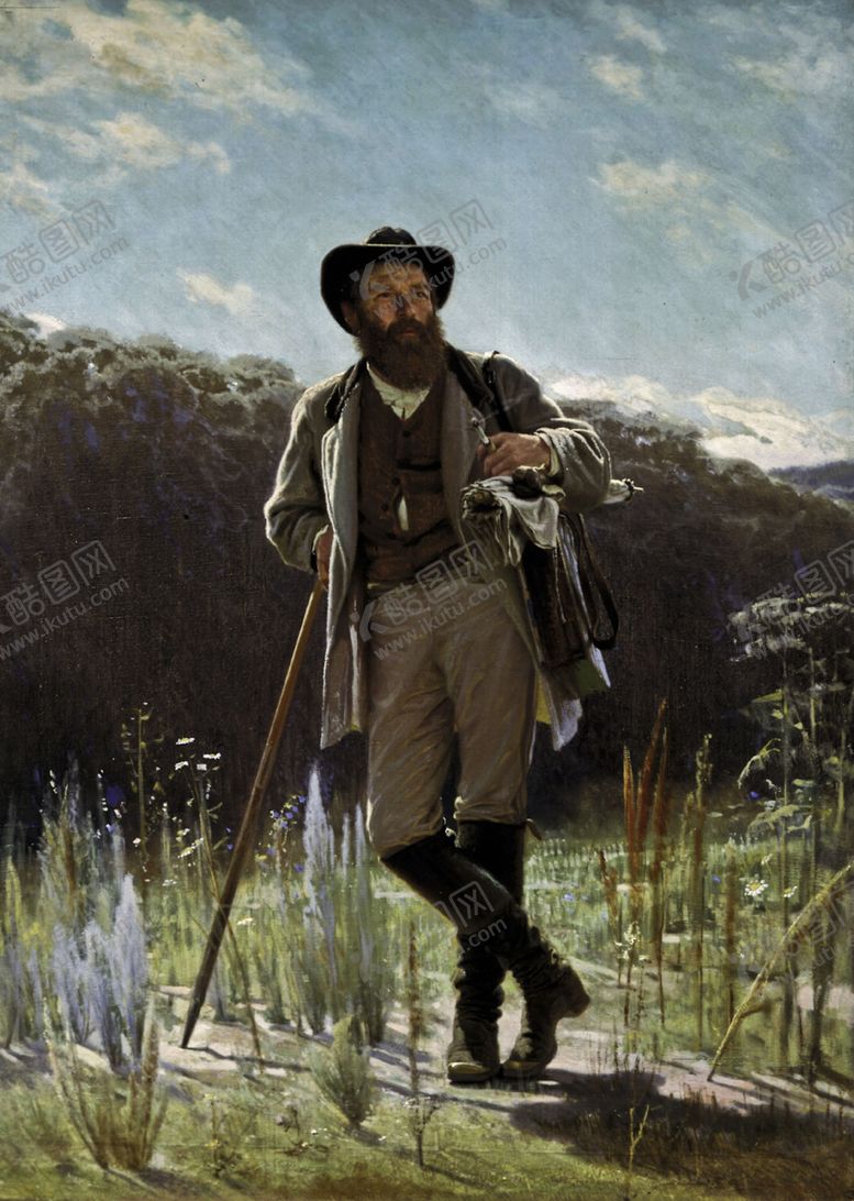 编号：22643009282244088422【酷图网】源文件下载-希施金树林风景油画