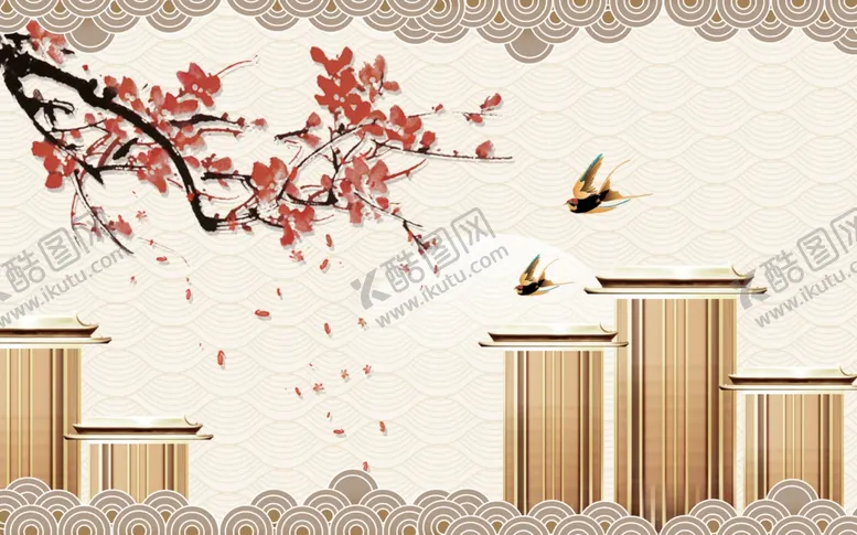 编号：68307602040351345376【酷图网】源文件下载-背景墙装饰画