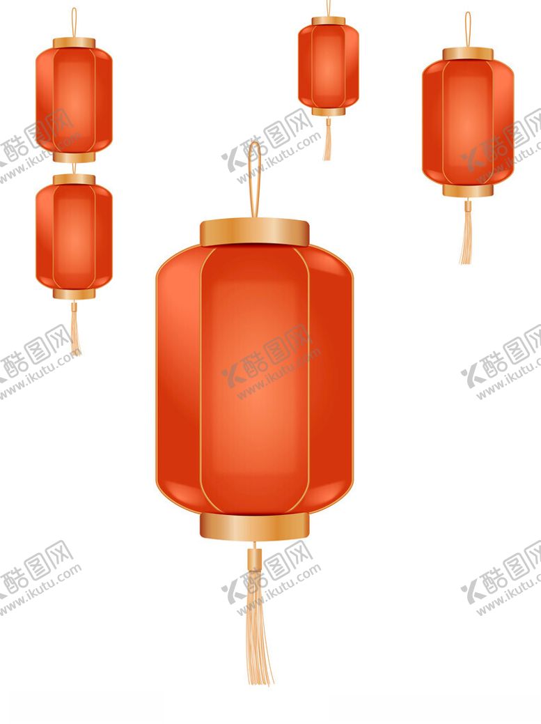 编号：13677802091959347247【酷图网】源文件下载-中国风喜庆庆祝祝福红色方形灯笼