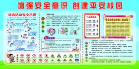 平安校园宣传栏
