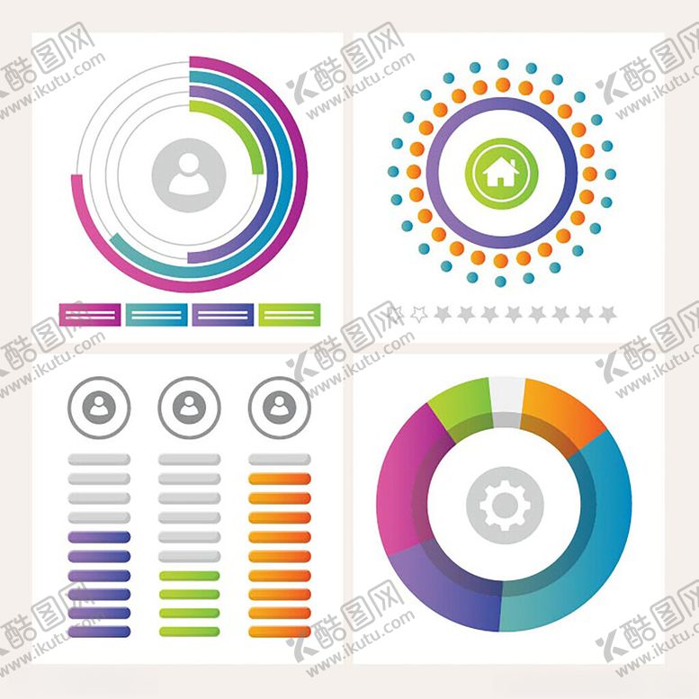 编号：28030711241131115426【酷图网】源文件下载-多彩数据图表设计集合