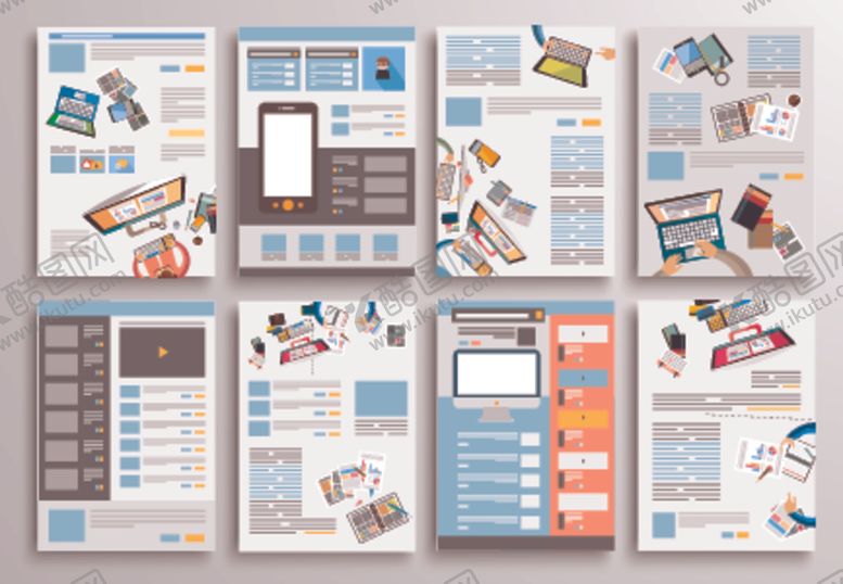 编号：11213504041008049324【酷图网】源文件下载-多彩文具办公素材集合