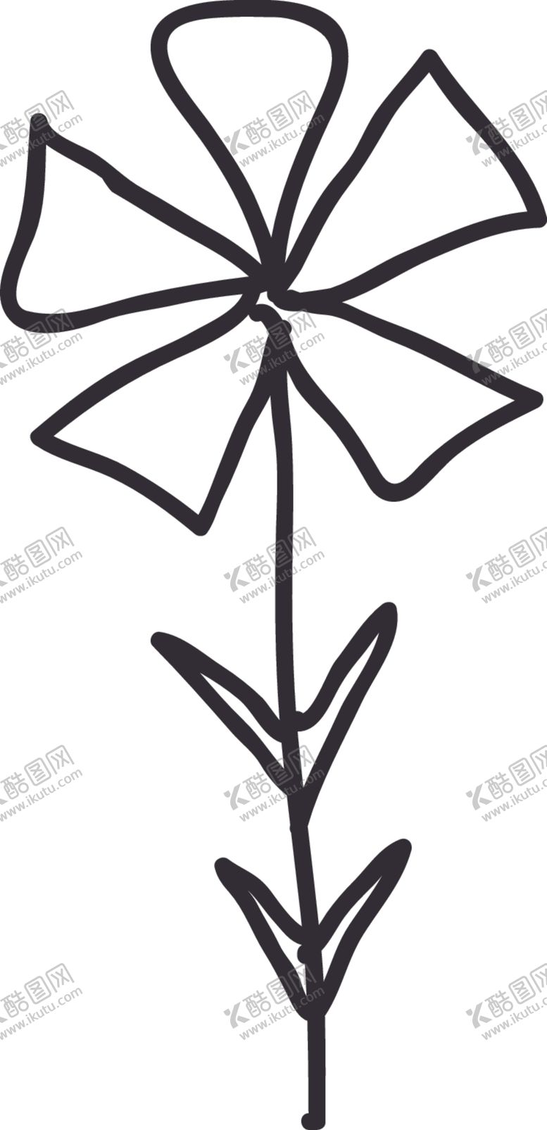 编号：86012110201003516010【酷图网】源文件下载-手绘花卉元素