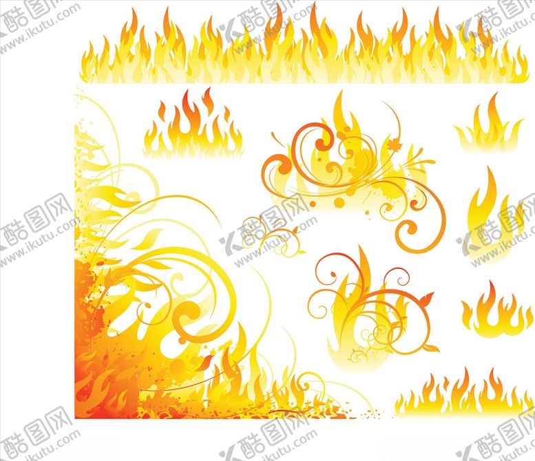 编号：52887210080329472122【酷图网】源文件下载-矢量火焰