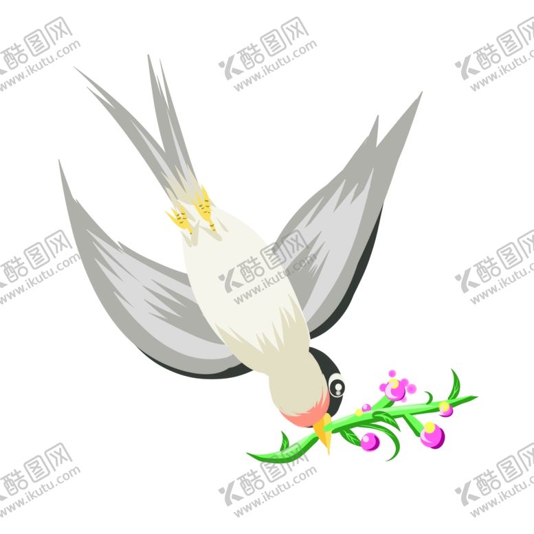 编号：83387210230202101484【酷图网】源文件下载-立春燕子插画