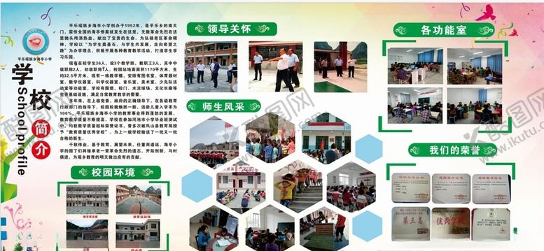 编号：35285105021009284497【酷图网】源文件下载-学校简介义教均衡资料