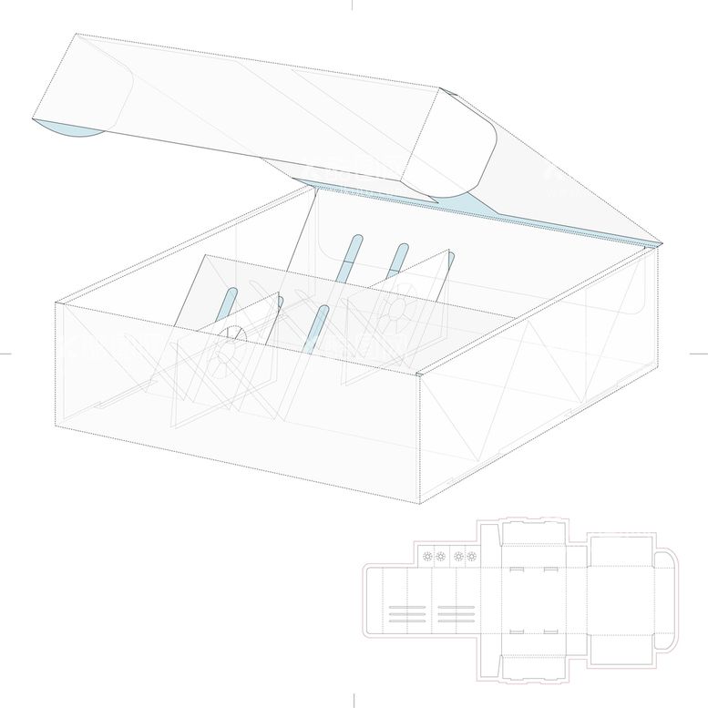 编号：33586212200253384051【酷图网】源文件下载-包装盒刀模图