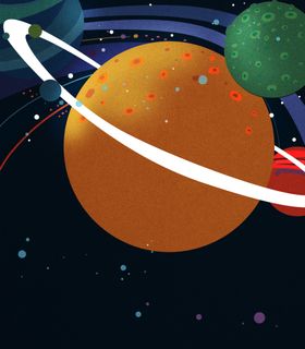 宇宙手绘