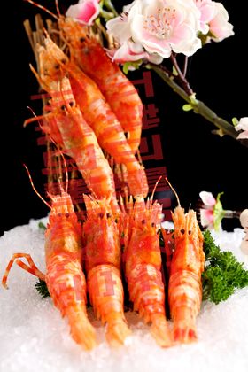 甜虾刺身日本料理甜虾
