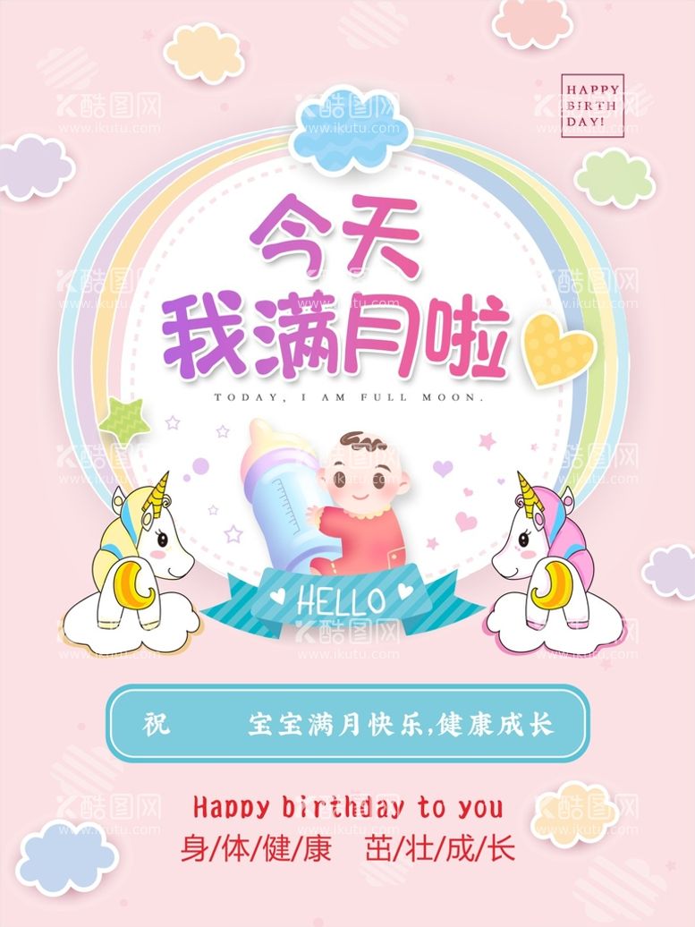 编号：64988612230546383798【酷图网】源文件下载-生日快乐   生日宴  满月