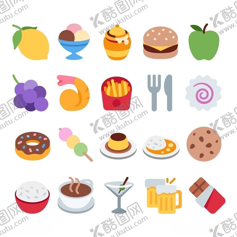 编号：70218006101244561997【酷图网】源文件下载-食物图标