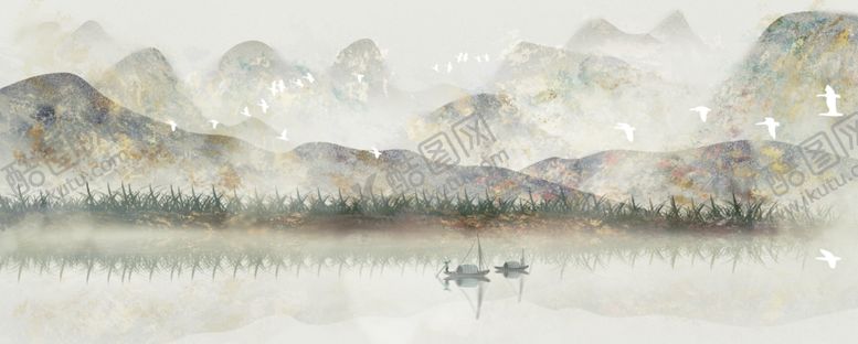 编号：52296605180621172734【酷图网】源文件下载-水墨山水