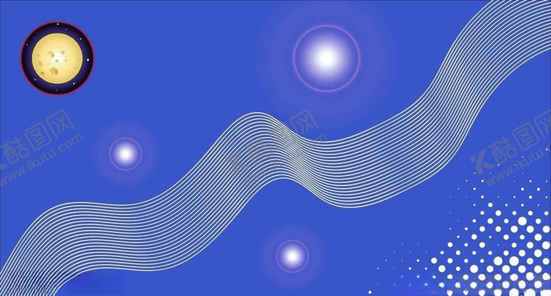 编号：20804309212313415677【酷图网】源文件下载-蓝底科技点状素材