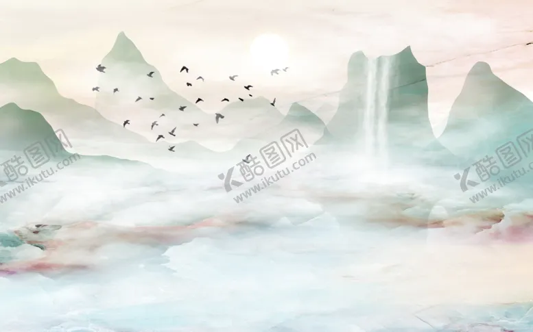 编号：24378504281634329396【酷图网】源文件下载-山水画