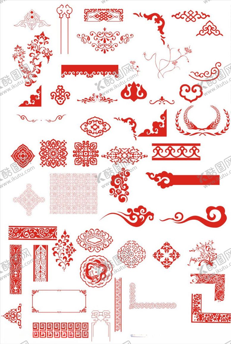 编号：42369510281515292856【酷图网】源文件下载-中国古典精品花纹