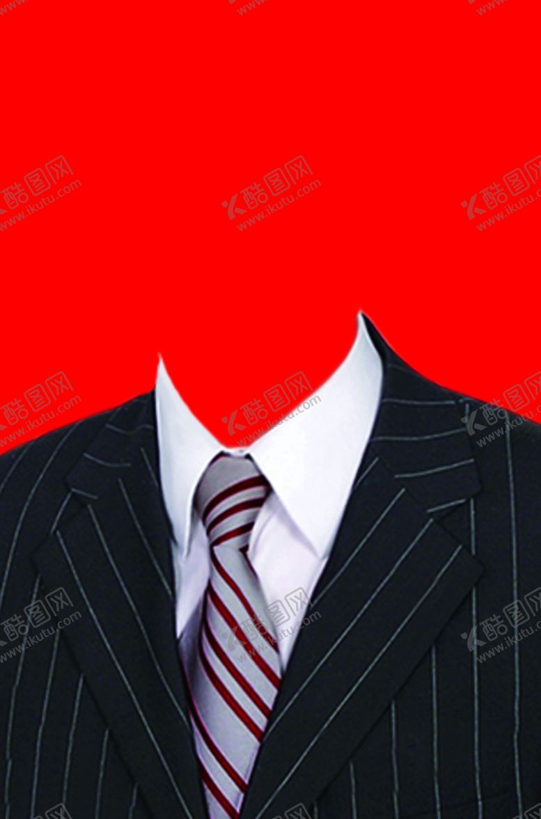 编号：56065009282010024590【酷图网】源文件下载-男士西装证件照