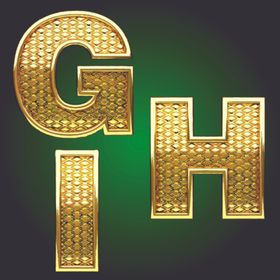 黄金字体金属艺术字设计金色素材