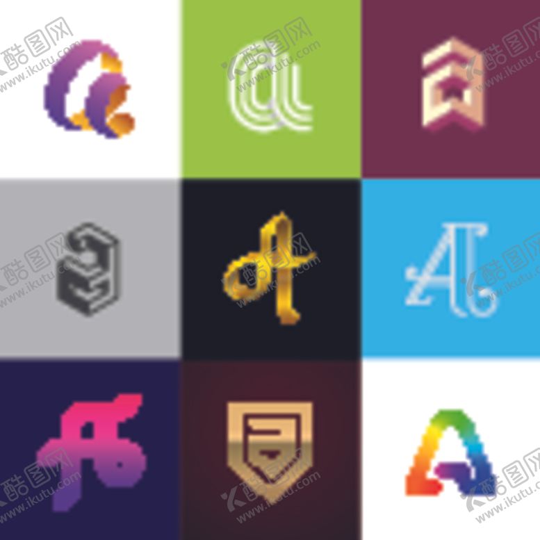 编号：95697905061459227815【酷图网】源文件下载-A字母LOGO