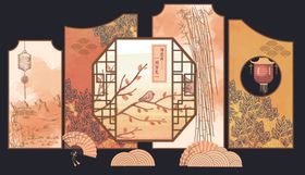 中式古风装饰图案设计