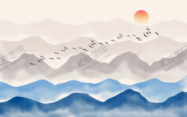 编号：85436703272052315430【酷图网】源文件下载-山水画