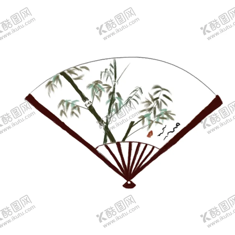 编号：13153304250006242028【酷图网】源文件下载-古代扇子元素