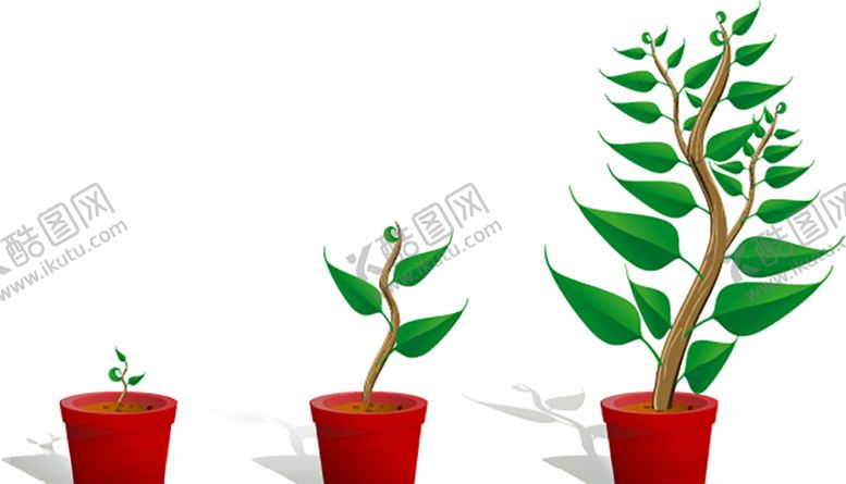 编号：52106609261002599349【酷图网】源文件下载-矢量卡通盆栽