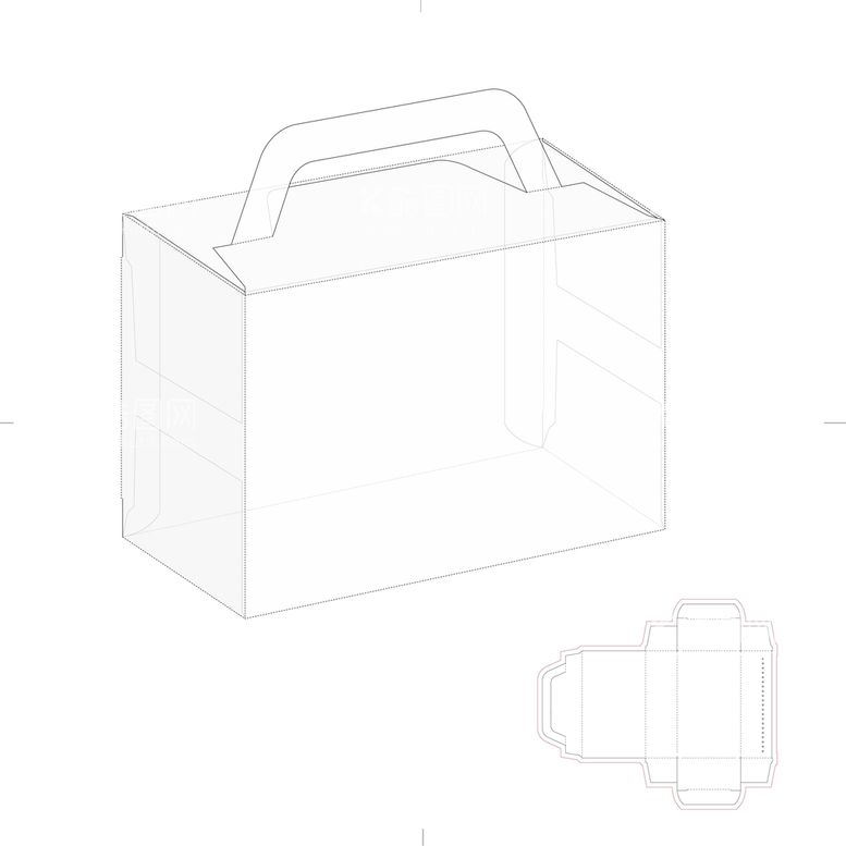 编号：96024109260309351863【酷图网】源文件下载-包装盒刀模图