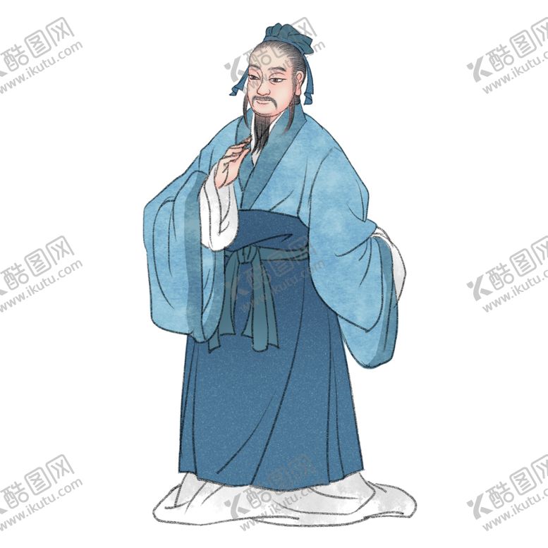 编号：14434307050925283417【酷图网】源文件下载-国学人物插画