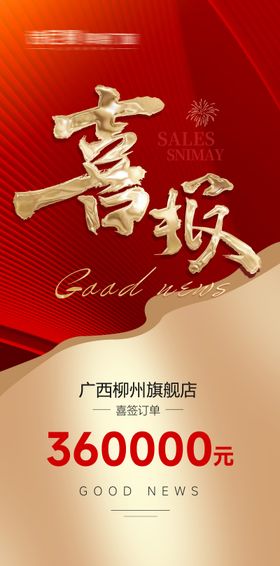 业绩喜报
