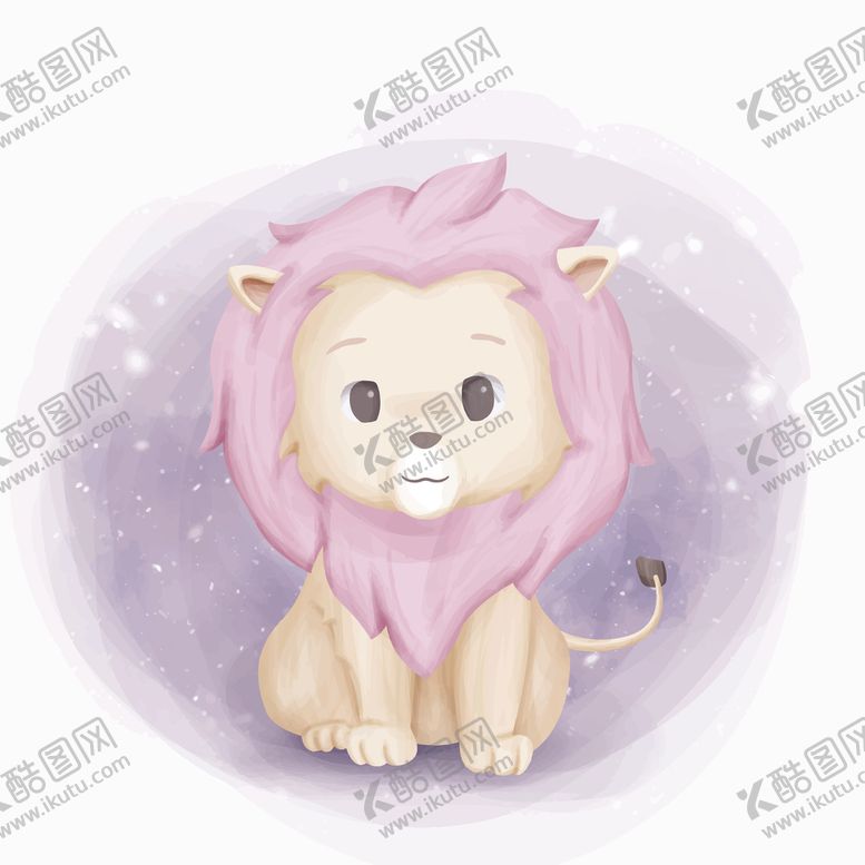 编号：70402206250141553883【酷图网】源文件下载-水彩动物
