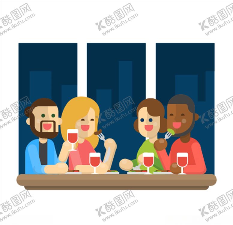 编号：10839710211532067496【酷图网】源文件下载-餐厅吃饭