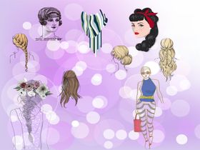 美容美发设计元素