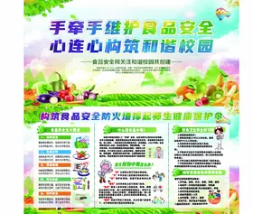携手维护食品安全宣传海报