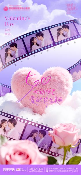 520情人节品宣医美海报