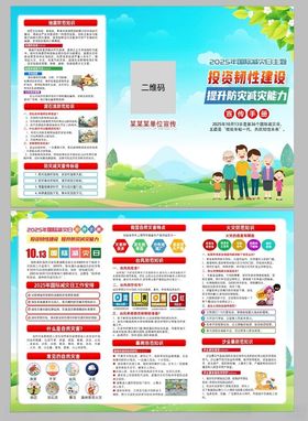 2025国际减灾日展板