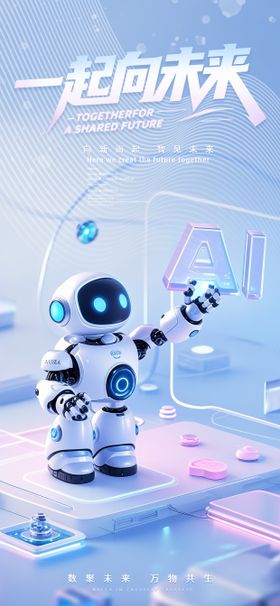 AI未来机器人科技海报