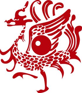 凤凰古代凤复古龙凤图腾