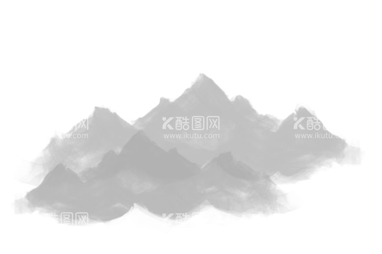 编号：37523111232031005406【酷图网】源文件下载-水墨山