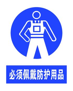 必须佩带安全帽海报