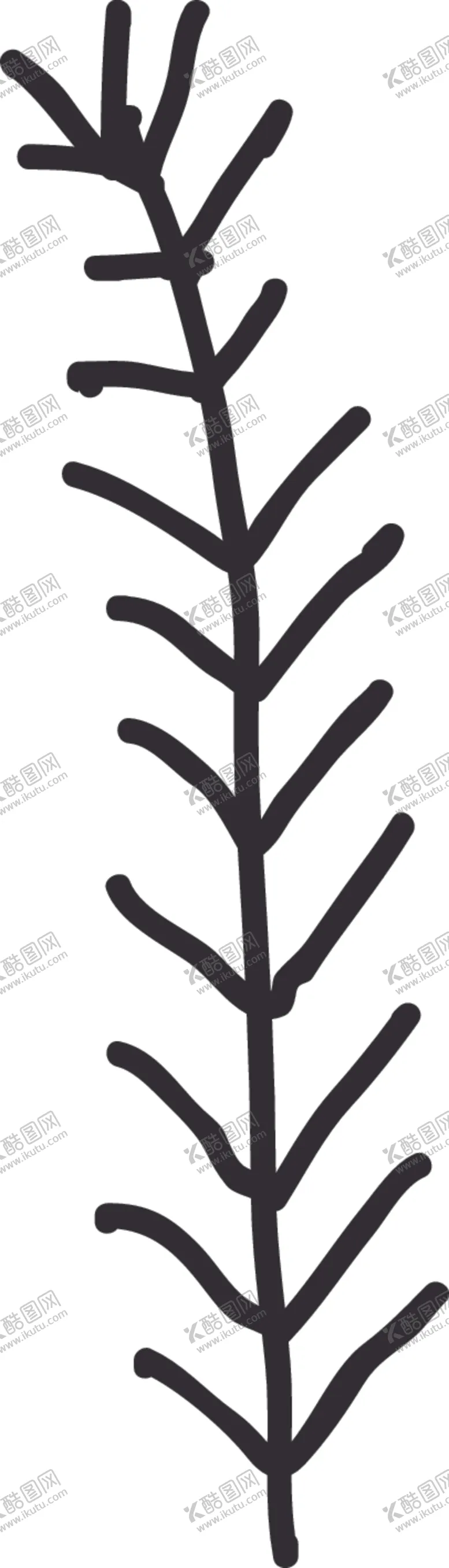 编号：73960306270540128465【酷图网】源文件下载-手绘花卉元素