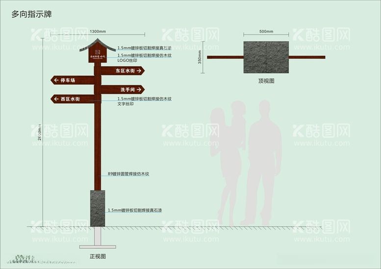 编号：78080012151827237584【酷图网】源文件下载-分流指引牌