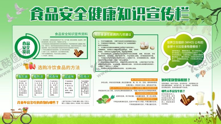 编号：66198009300006252405【酷图网】源文件下载-食品安全宣传栏